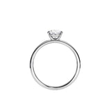 10K Gold 1ct Pear-Cut Lab-Grown Diamond Engagement Ring — view 6