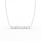 14K Gold Mixed-Shape Lab-Grown Diamond Necklace — view 9