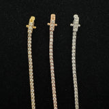 9K Gold 2ctw Lab-Grown Diamond Tennis Bracelet — view 3