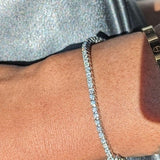 9K Gold 2ctw Lab-Grown Diamond Tennis Bracelet — view 4